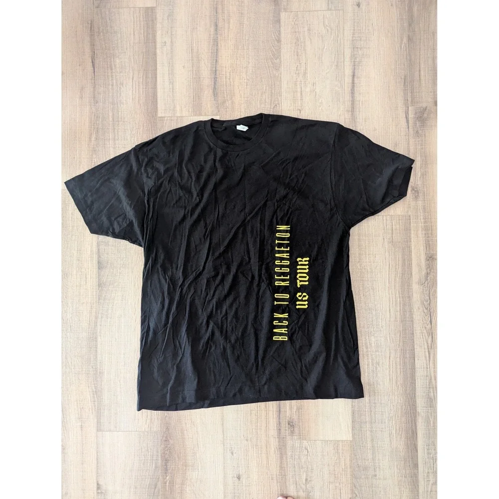 Don Omar Back To Reggaeton US Tour 2024 Concert TShirt Black Mens XXL Tultex 202